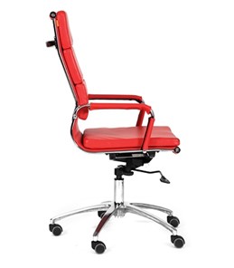 Компьютерное кресло CHAIRMAN 750 экокожа красная в Рязани - предосмотр 2